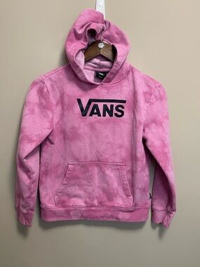 Vans Pink Tie Dye Hoodie Youth Girls Medium